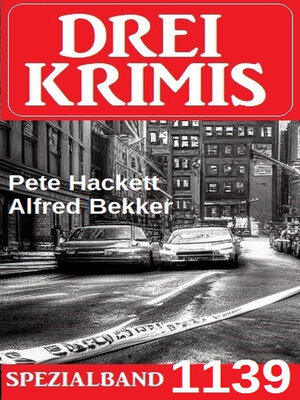 cover image of Drei Krimis Spezialband 1139